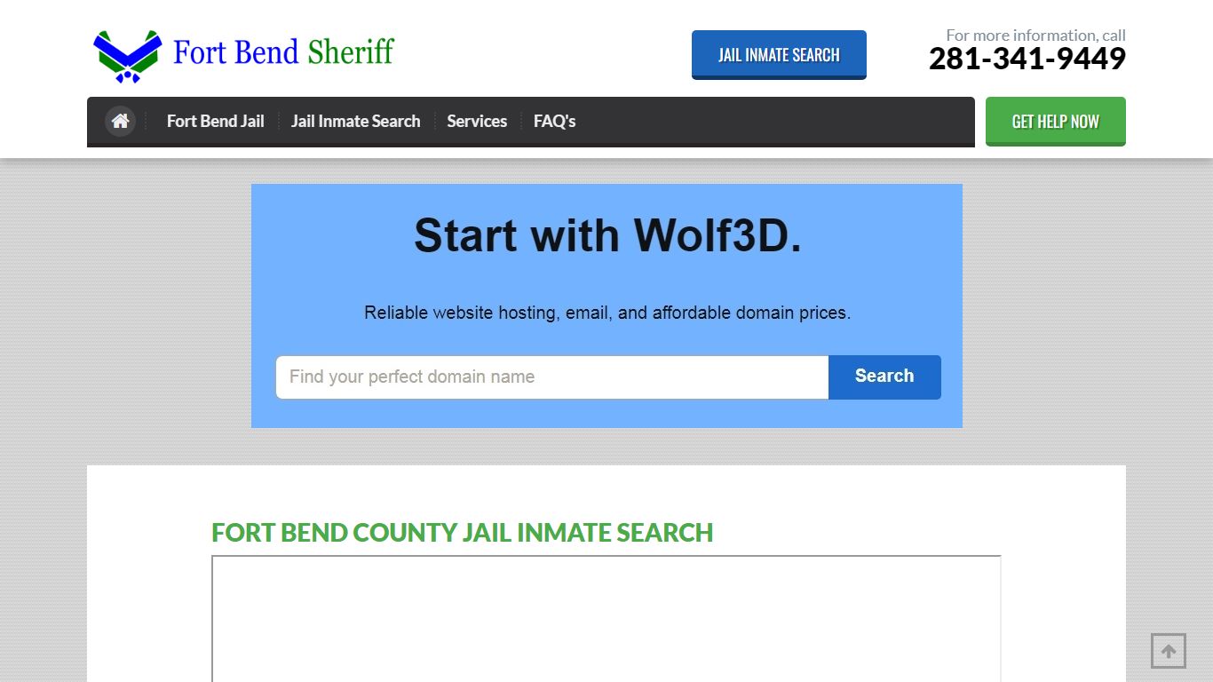 Jail Search | Fort Bend Sheriff